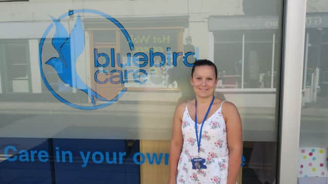 Charlotte Levett, of Bluebird Care Rother and Hastings SUS-180308-121804001
