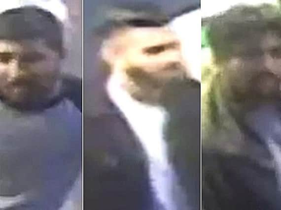 Police released CCTV of three men they wish to speak to in relation to a homophobic assault