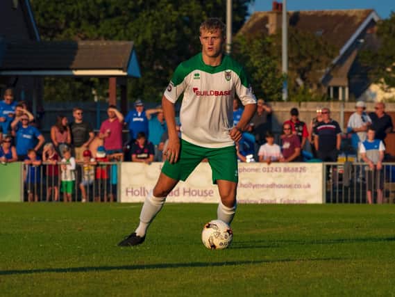 Tommy Block helped Bognor win at Gosport / Picture by Tommy McMillan