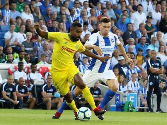 German midfielder Pascal Gross scored in Brighton's friendly win over Ligue 1 Nantes. Picture by Angela Brinkhurst