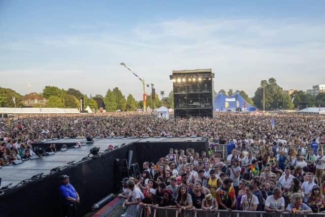 Pride Festival in Preston Park (Photograph: Chris Jepson/Brighton Pride)