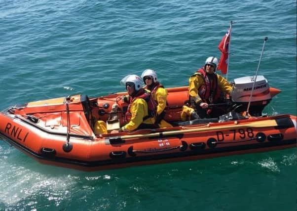 Shoreham inshore lifeboat launched