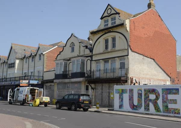 Plans to demolish the buildings on the right have been submitted to Arun District Council