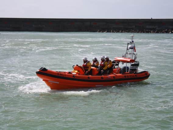 The RNLI was called to the scene (Photograph: RNLI/Tim Ash)