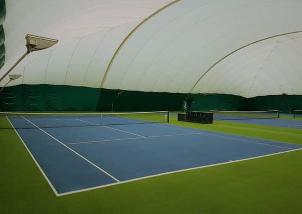 New indoor courts at Crawley Tennis Club