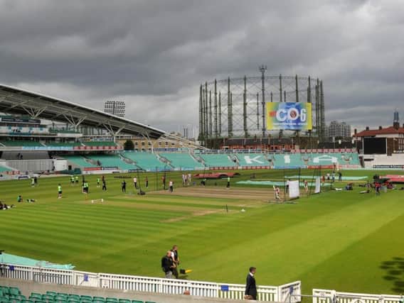 Sussex are due at The Oval