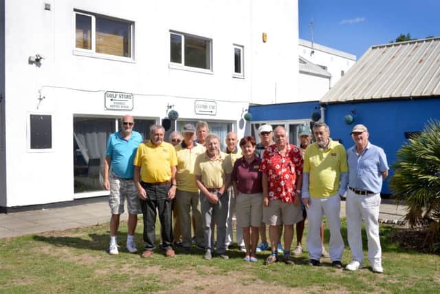 Members of SWAPS, pictured at Hastings and St Leonards Golf Club. SUS-180808-134112001