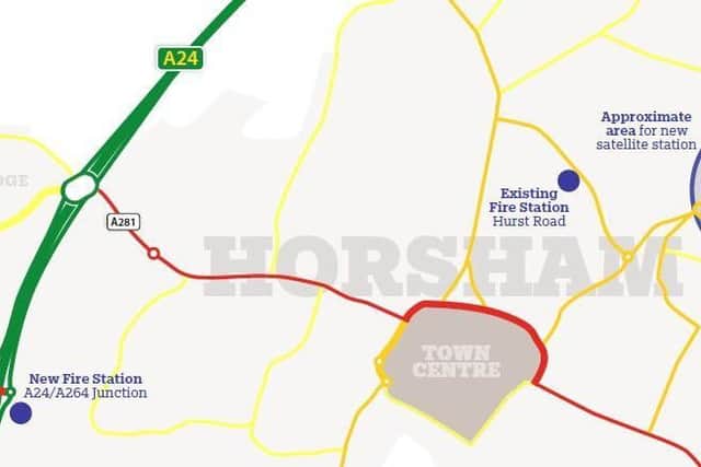A new fire station is planned for Horsham SUS-180908-103253001