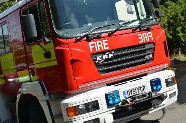 Crews from four fire stations attended