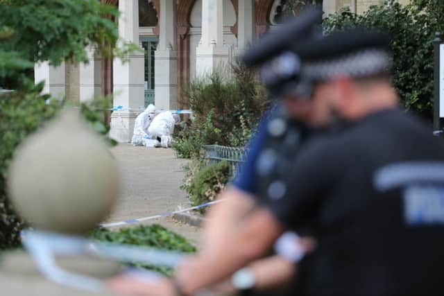 Homeless man in critical condition after assault in Pavilion Gardens (Photograph: Eddie Mitchell) SUS-180808-161001001