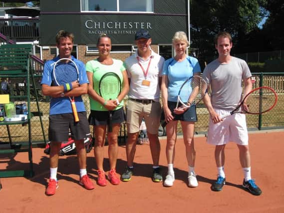 Chichester's mixed doubles finalists