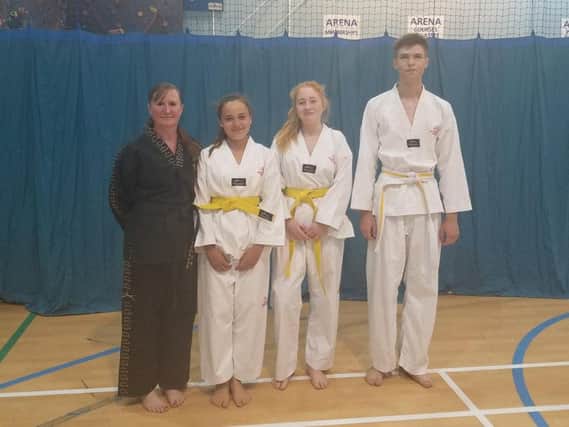 Some of the successful TKD students