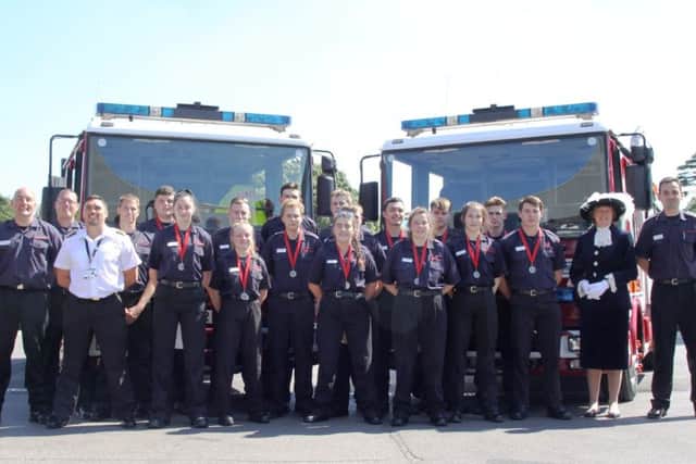 Fire cadets graduate from West Sussex Fire and Rescue Services 38-week programme, launched in partnership with Greater Brighton Metropolitan College