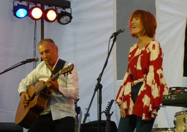 Carmelo Luggeri and Kiki Dee. All pictures by Lawrence Smith