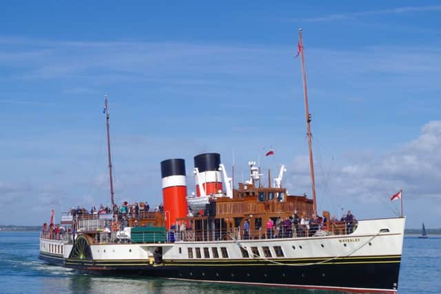 Waverley is the last sea-going paddle steamer in the world