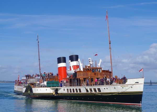 Waverley is the last sea-going paddle steamer in the world