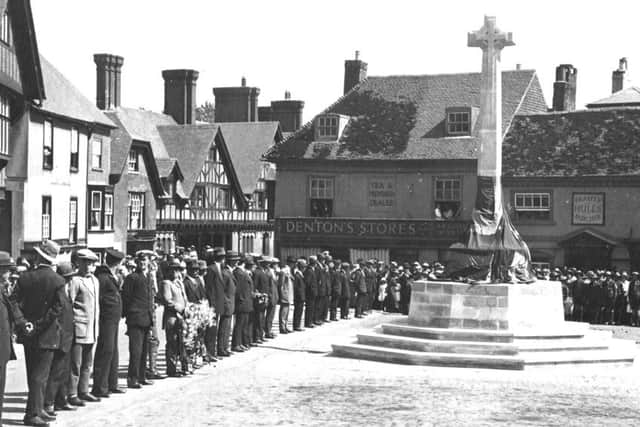 Unveiling of the Arundel War Memorial