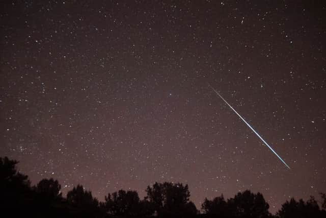 The Perseid meteor shower
