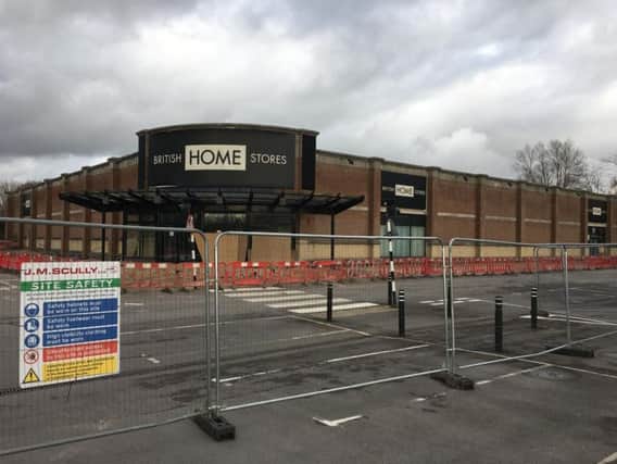 Former BHS site where The Range is set to open
