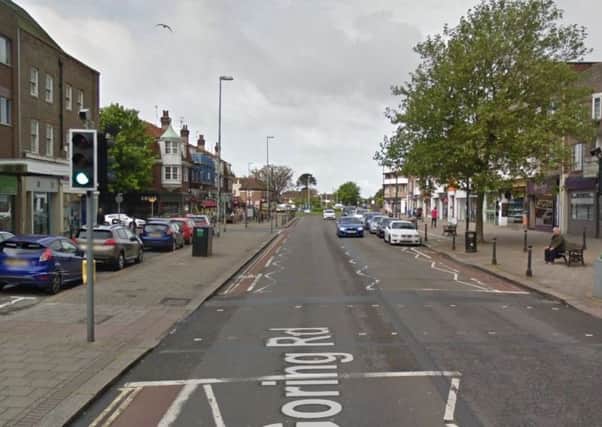 The incident happened near the shops on Goring Road. Stock image: Google Maps/Google Streetview