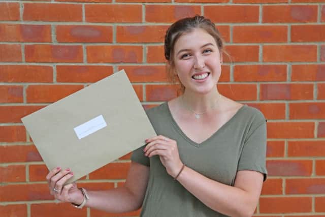 Bexhill College students received their A-level results this morning