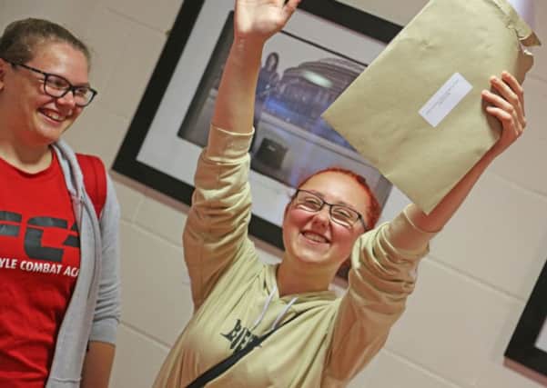 Bexhill College students received their A-level results this morning