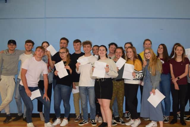 Students at St Philip Howard celebrate on results day
