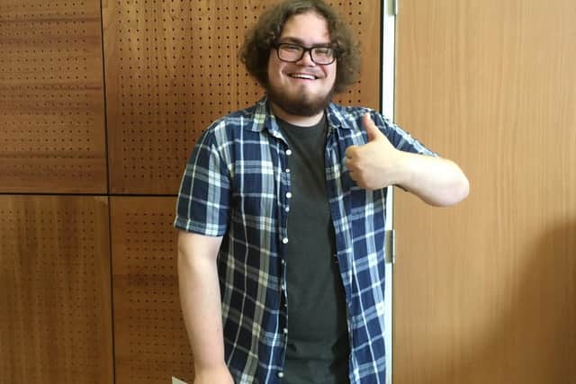 Ed Thompson is the first student at the college to ever achieve an A* in film studies