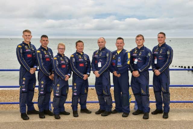The Tigers Parachute Display Team at Eastbourne (Photo by Jon Rigby)