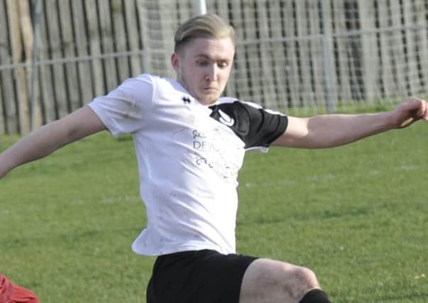 Liam Foster scored Bexhill United's equaliser in the 7-1 win away to Storrington.