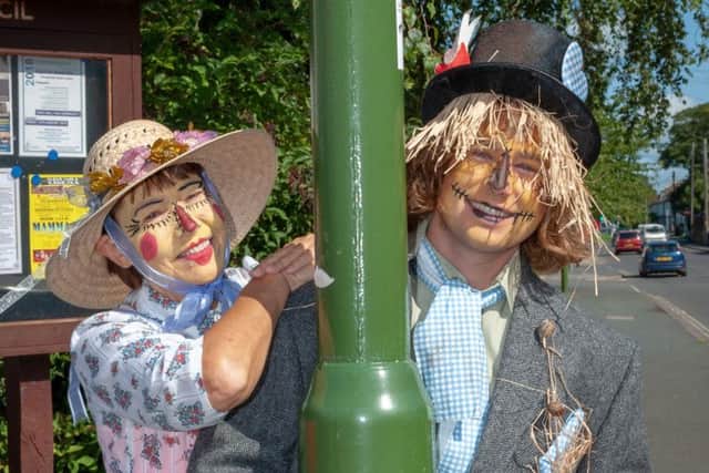 Wick's own Worzel Gummidge and Aunt Sally launched the scarecrow festival