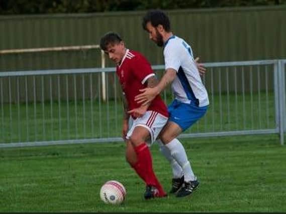Ben Gray netted in Arundel's home defeat at the hands of Hassocks. Picture by Tommy McMillan