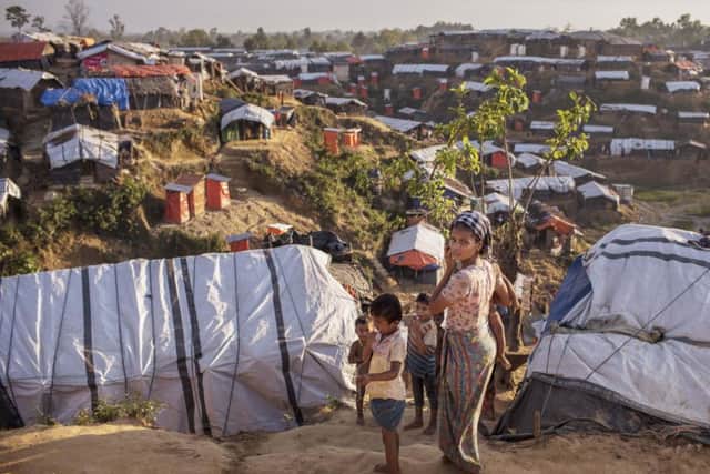 Rohingya refugee crises.  The (Balukali part) Kutapalong refugee camp.   Picture by Jack Hill