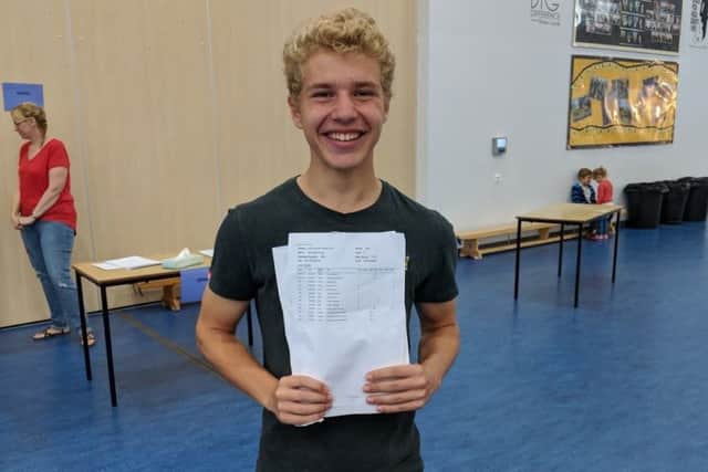 Joel Grout has a bright future ahead after his GCSE results, with hopes to study astrophysics at university