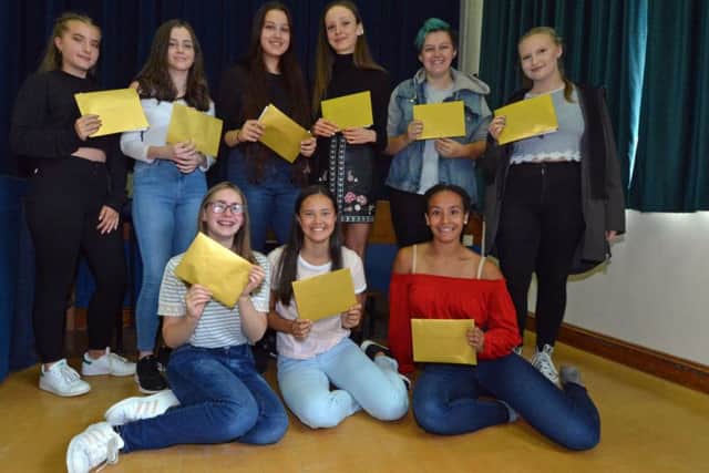 ARK Helenswood Academy Hastings. High Achievers with their Gold results envelopes. Photo: ARK/Stephen Curtis