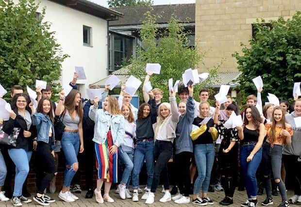 Tanbridge pupils celebrate their GCSE results