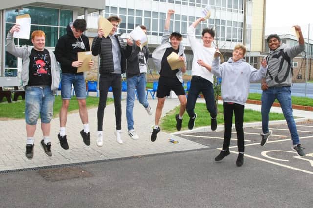 GCSE results 2018. St Andrew's High School, Worthing. Photo by Derek Martin Photography