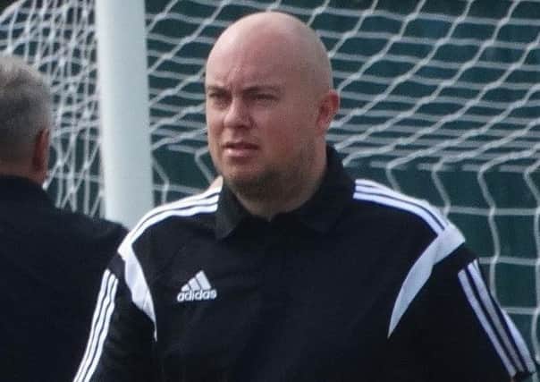 Bexhill United Football Club manager Ryan Light. Picture courtesy Mark Killy