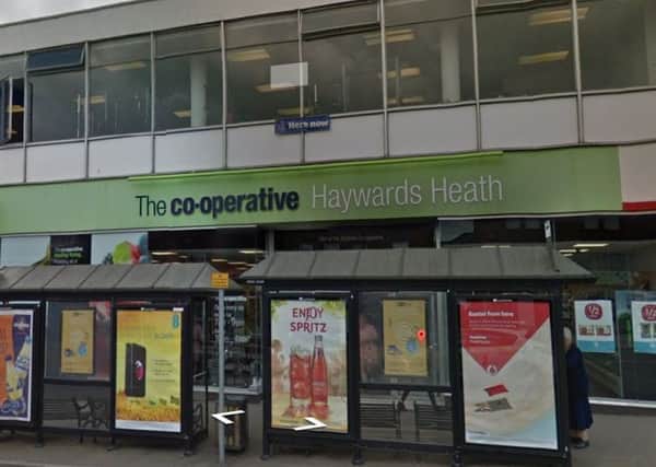 Co-op in South Road, Haywards Heath. Picture: Google Street View