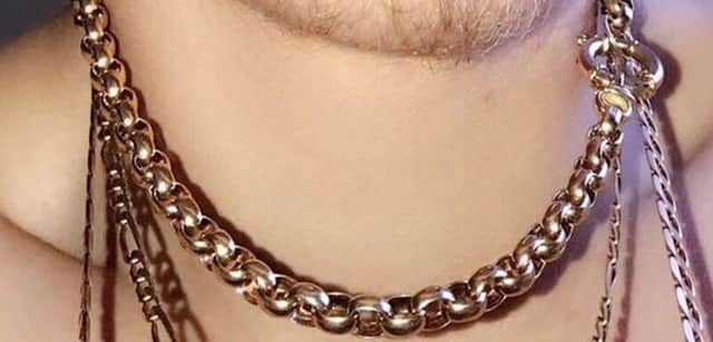 The chain that was stolen. Picture courtesy of Sussex Police SUS-180824-123733001