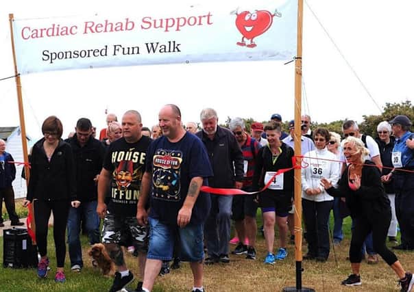 Last year's annual walk for Cardiac Rehab Support West Sussex. Picture: Stephen Goodger