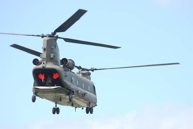 The Chinook at Wings and Wheels
