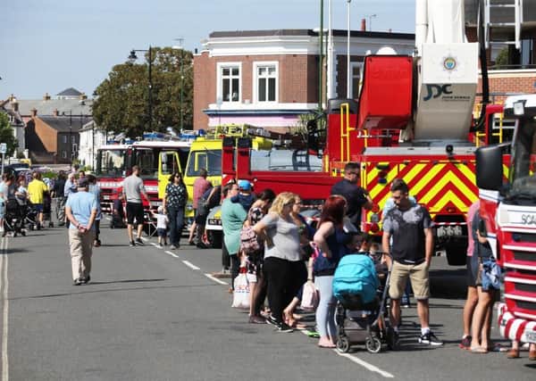 Visitors were able to see a range of fire vehicles on display at Littlehampton Fire Station open day