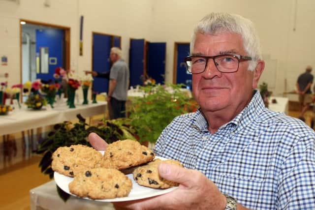 John Daly won first prize for his rock cakes. Picture: Derek Martin DM1890590a