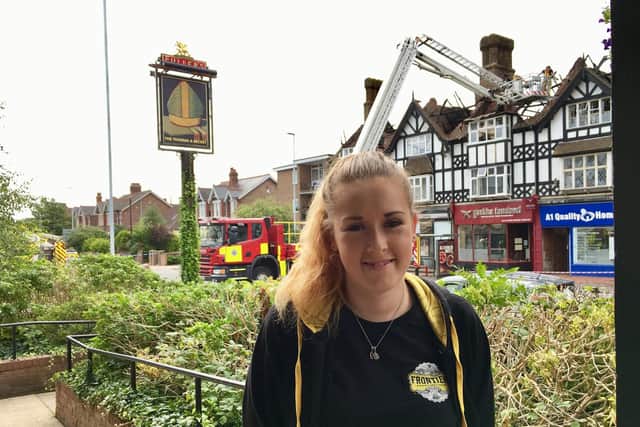 Stacey Croft, 25, is the landlady of the Thomas A Becket pub in Rectory Road, Worthing