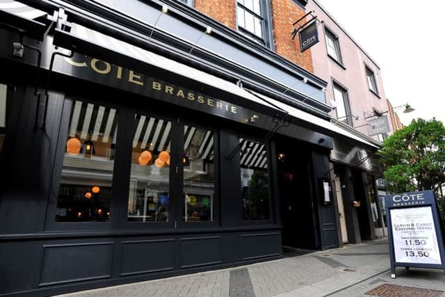 Cote Brasserie restaurant in East Street Horsham. Pic Steve Robards SR822807