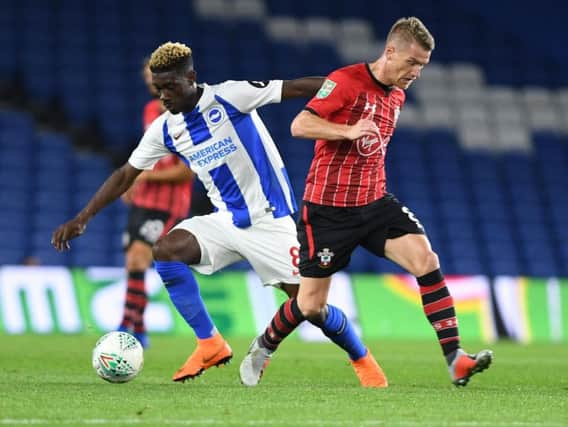 Yves Bissouma impressed for Brighton against Southampton last night. Picture by PW Sporting Photography