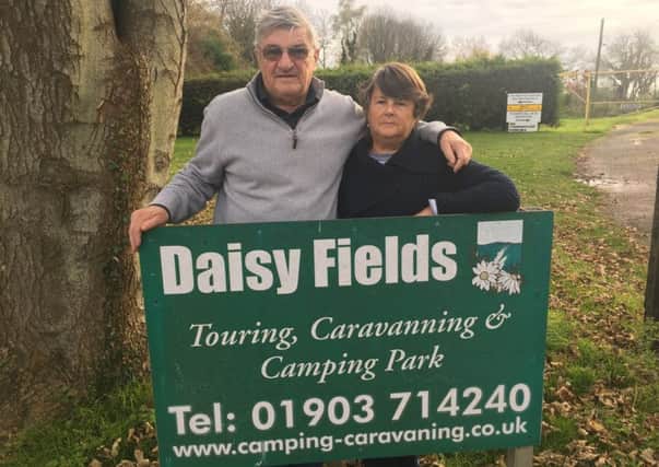 Les and Jean Rutherford, who ran the Daisyfields campsite for 21 years