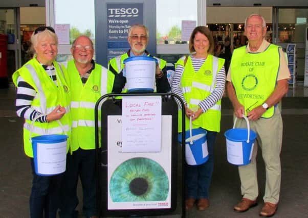 West Worthing Rotary Club collect donations after Worthing fire