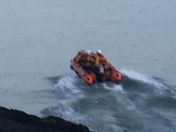 Shoreham Lifeboat launched to search for a missing man. Photo: Shoreham RNLI